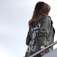 First lady Melania Trump boards an Air Force plane before traveling to Texas to visit facilities that house and care for children taken from their parents at the U.S.-Mexico border June 21, 2018, at Joint Base Andrews, Md.
